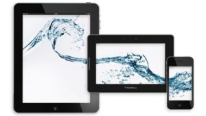 fluid water website responsive