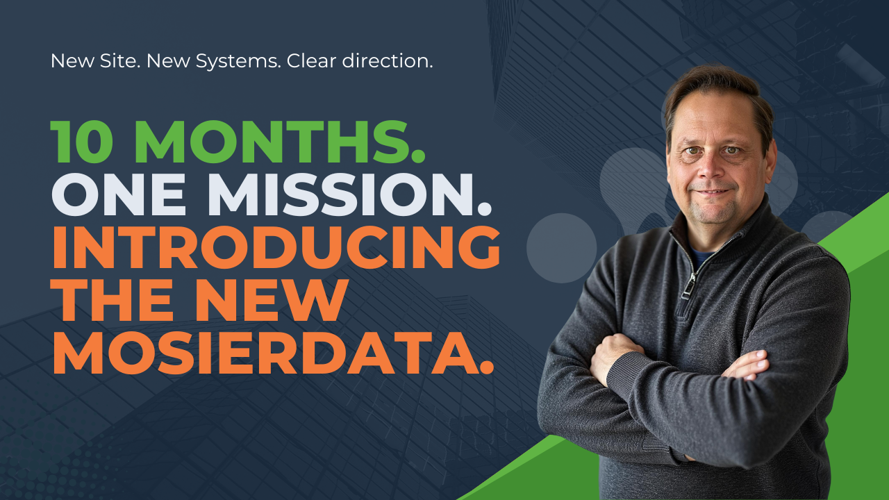 New MosierData Announcement